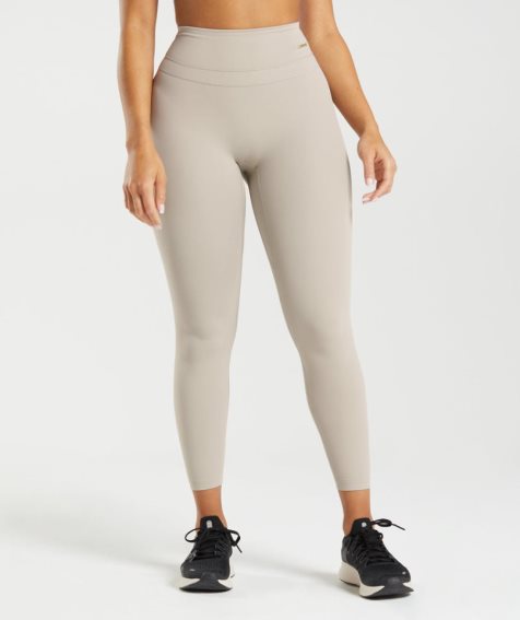 Women's Gymshark Whitney High Rise Leggings Light Grey | NZ 4WGVFU